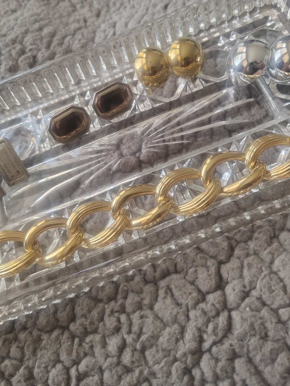Napier Gold and Silver Mixed-Metal Link Bracelet Set